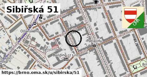 Sibiřská 51, Brno