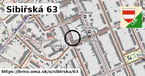 Sibiřská 63, Brno