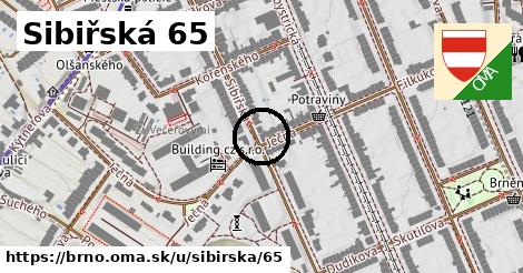 Sibiřská 65, Brno