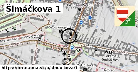 Šimáčkova 1, Brno