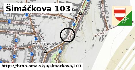 Šimáčkova 103, Brno