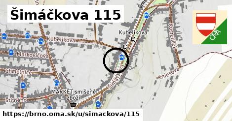 Šimáčkova 115, Brno