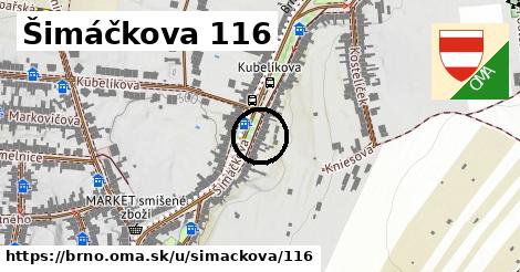 Šimáčkova 116, Brno