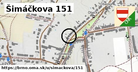 Šimáčkova 151, Brno