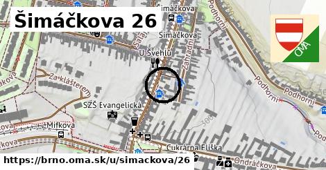 Šimáčkova 26, Brno