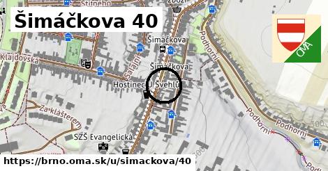 Šimáčkova 40, Brno