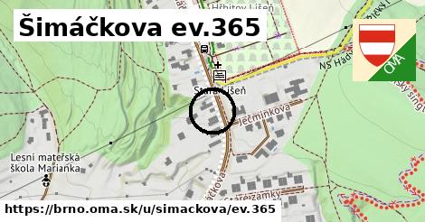 Šimáčkova ev.365, Brno