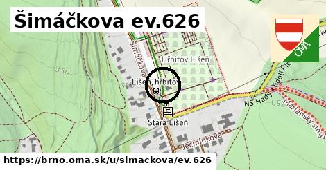 Šimáčkova ev.626, Brno