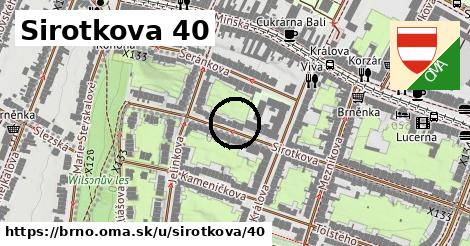 Sirotkova 40, Brno