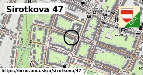Sirotkova 47, Brno