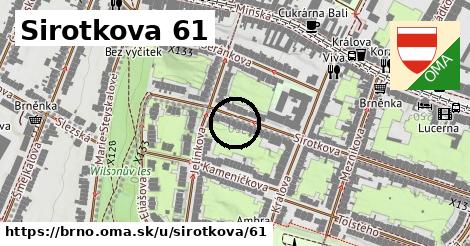 Sirotkova 61, Brno
