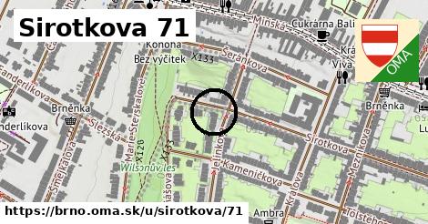 Sirotkova 71, Brno
