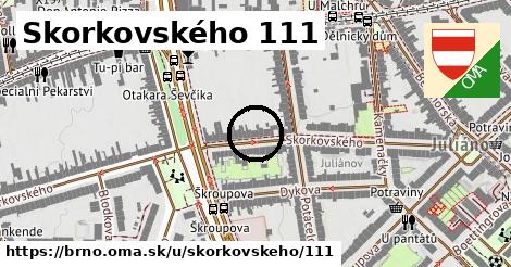 Skorkovského 111, Brno