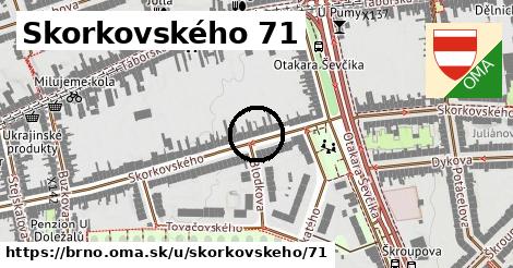 Skorkovského 71, Brno
