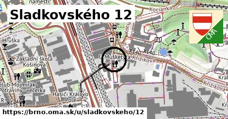 Sladkovského 12, Brno