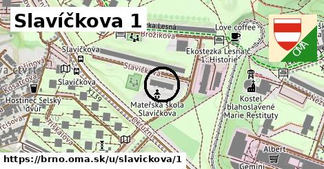 Slavíčkova 1, Brno