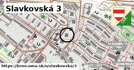 Slavkovská 3, Brno