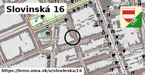 Slovinská 16, Brno