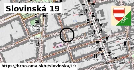 Slovinská 19, Brno