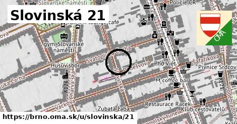 Slovinská 21, Brno