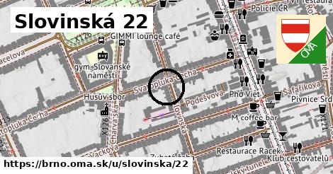 Slovinská 22, Brno