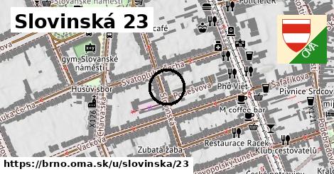 Slovinská 23, Brno