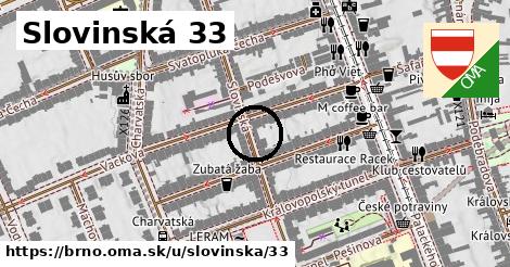 Slovinská 33, Brno