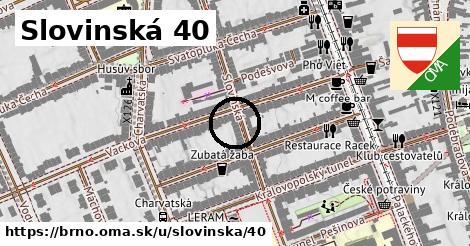 Slovinská 40, Brno