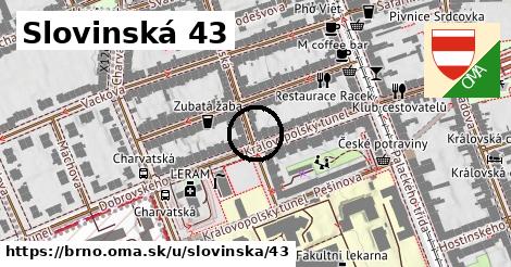 Slovinská 43, Brno