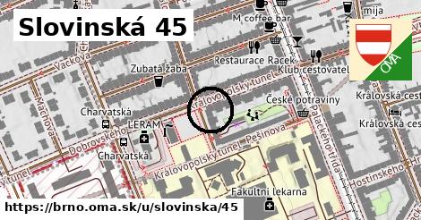 Slovinská 45, Brno