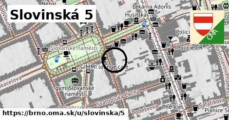 Slovinská 5, Brno