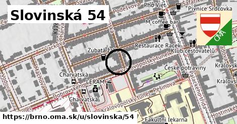 Slovinská 54, Brno