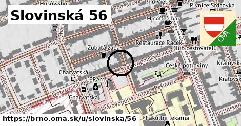 Slovinská 56, Brno