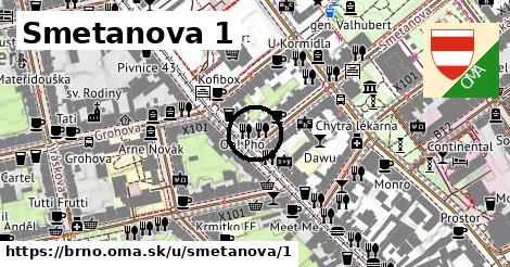 Smetanova 1, Brno