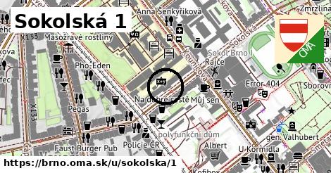 Sokolská 1, Brno