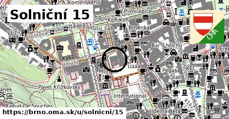 Solniční 15, Brno