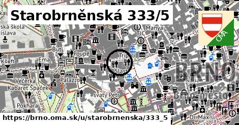 Starobrněnská 333/5, Brno