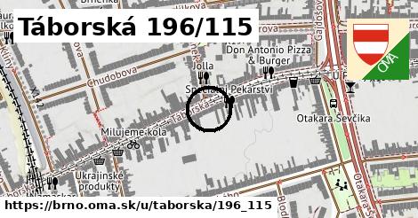 Táborská 196/115, Brno