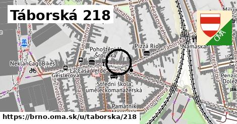 Táborská 218, Brno