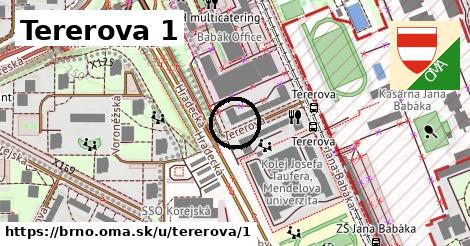 Tererova 1, Brno