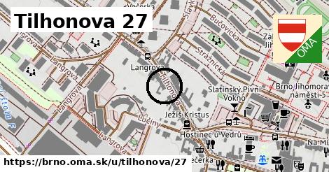 Tilhonova 27, Brno