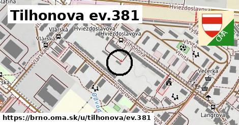 Tilhonova ev.381, Brno