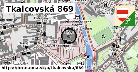 Tkalcovská 869, Brno