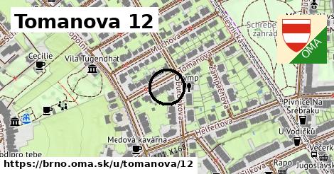 Tomanova 12, Brno