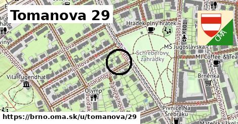 Tomanova 29, Brno