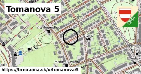 Tomanova 5, Brno