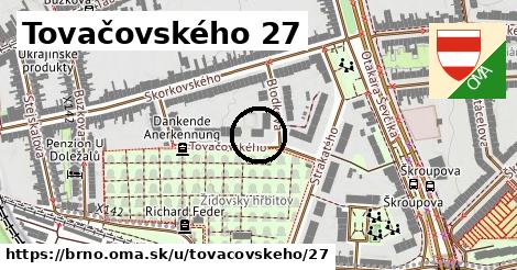 Tovačovského 27, Brno