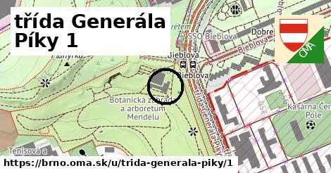 třída Generála Píky 1, Brno