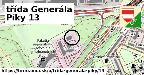 třída Generála Píky 13, Brno