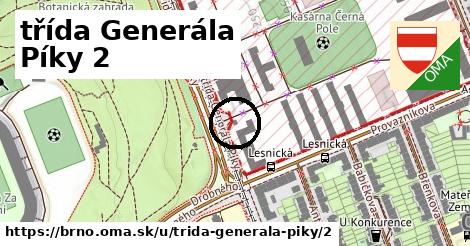 třída Generála Píky 2, Brno